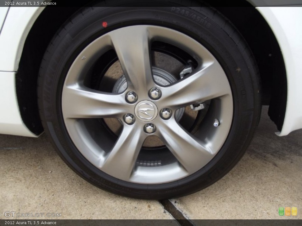 2012 Acura TL 3.5 Advance Wheel and Tire Photo #61319744