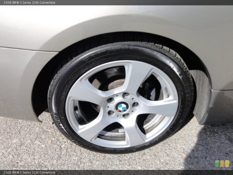 2008 BMW 3 Series 328i Convertible Wheel and Tire Photo #61322090