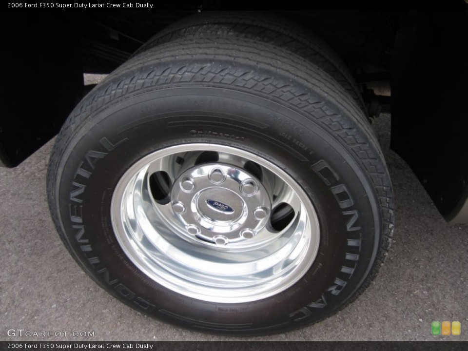 2006 Ford F350 Super Duty Lariat Crew Cab Dually Wheel and Tire Photo #61358150