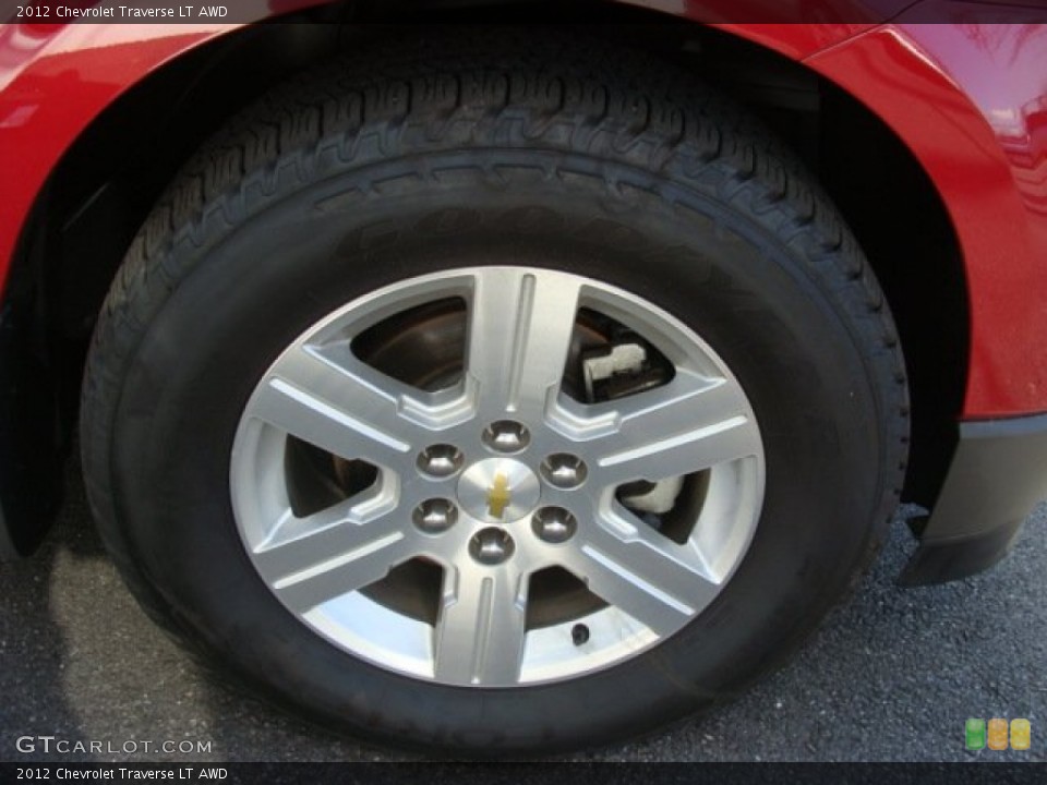 2012 Chevrolet Traverse LT AWD Wheel and Tire Photo #61360161