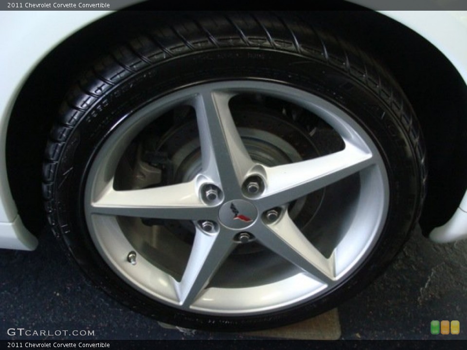 2011 Chevrolet Corvette Convertible Wheel and Tire Photo #61360532