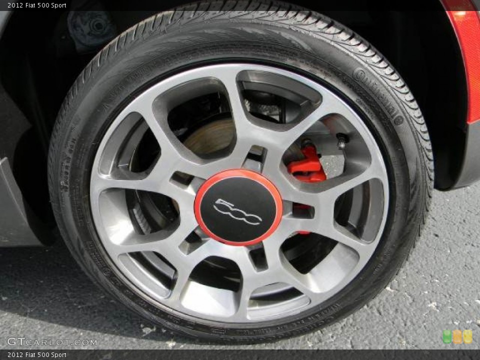 2012 Fiat 500 Sport Wheel and Tire Photo #61368018