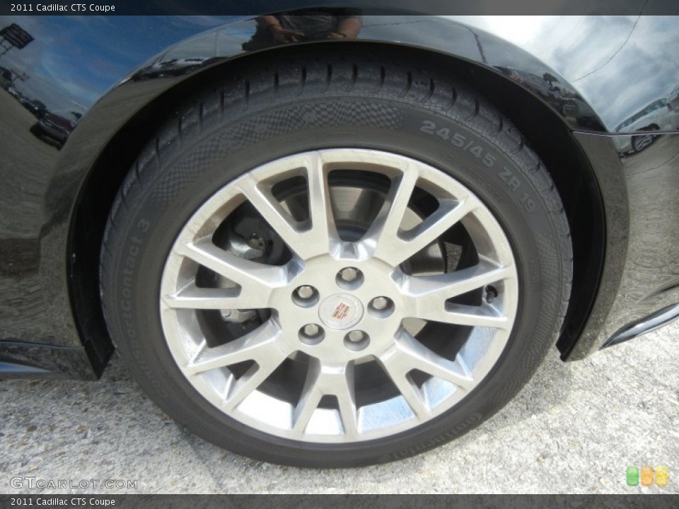 2011 Cadillac CTS Coupe Wheel and Tire Photo #61372875