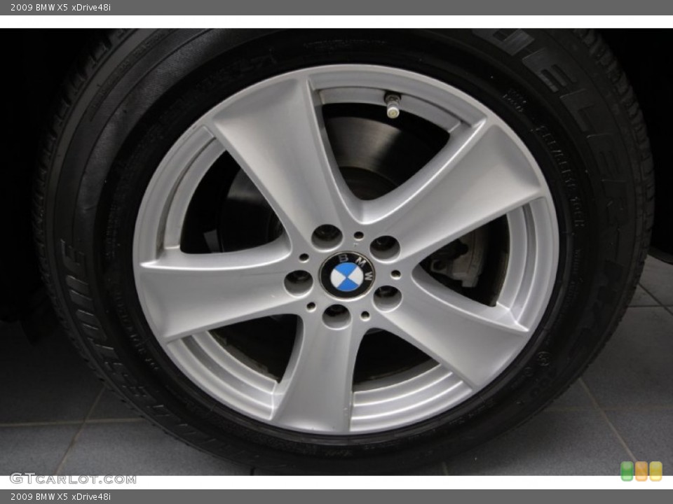 2009 BMW X5 xDrive48i Wheel and Tire Photo #61373985