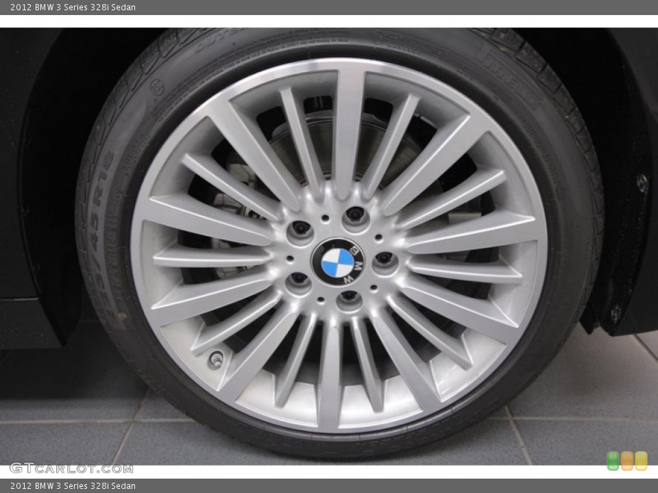 2012 BMW 3 Series 328i Sedan Wheel and Tire Photo #61376271