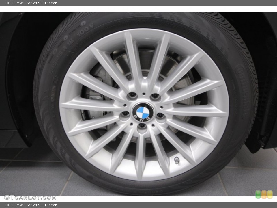 2012 BMW 5 Series 535i Sedan Wheel and Tire Photo #61378449
