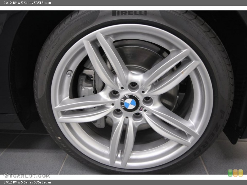 2012 BMW 5 Series 535i Sedan Wheel and Tire Photo #61378683