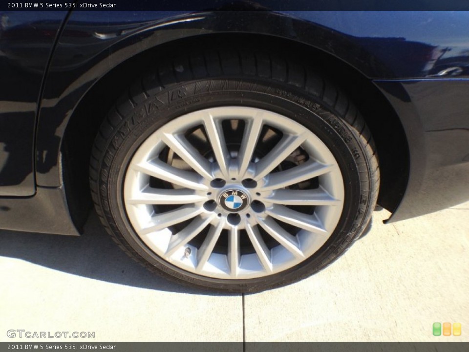 2011 BMW 5 Series 535i xDrive Sedan Wheel and Tire Photo #61379409