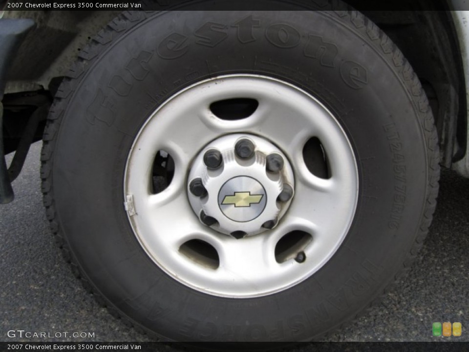2007 Chevrolet Express 3500 Commercial Van Wheel and Tire Photo #61385829