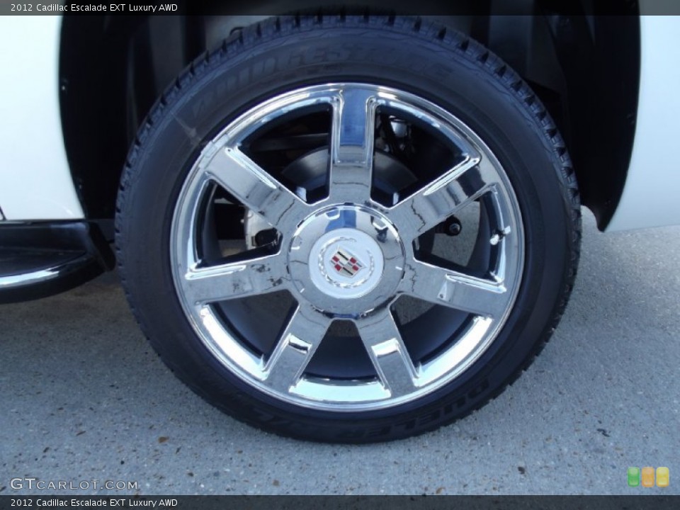2012 Cadillac Escalade EXT Luxury AWD Wheel and Tire Photo #61391211