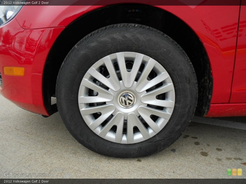 2012 Volkswagen Golf 2 Door Wheel and Tire Photo #61392256