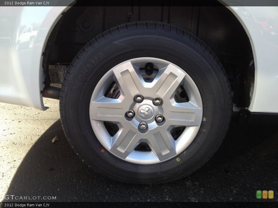 2012 Dodge Ram Van C/V Wheel and Tire Photo #61393885