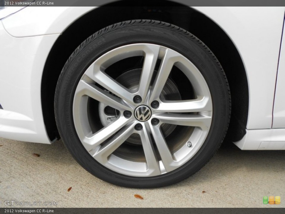 2012 Volkswagen CC R-Line Wheel and Tire Photo #61395538