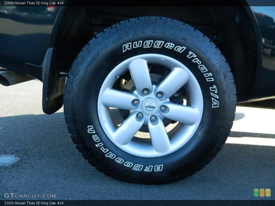 2009 Nissan Titan SE King Cab 4x4 Wheel and Tire Photo #61396084