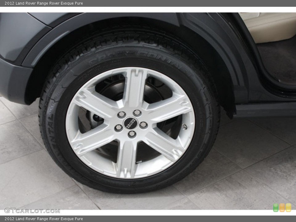 2012 Land Rover Range Rover Evoque Pure Wheel and Tire Photo #61398348