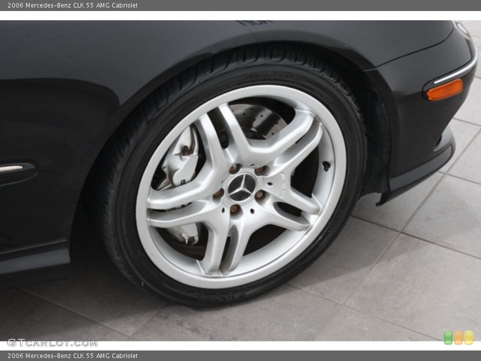 2006 Mercedes-Benz CLK 55 AMG Cabriolet Wheel and Tire Photo #61399582