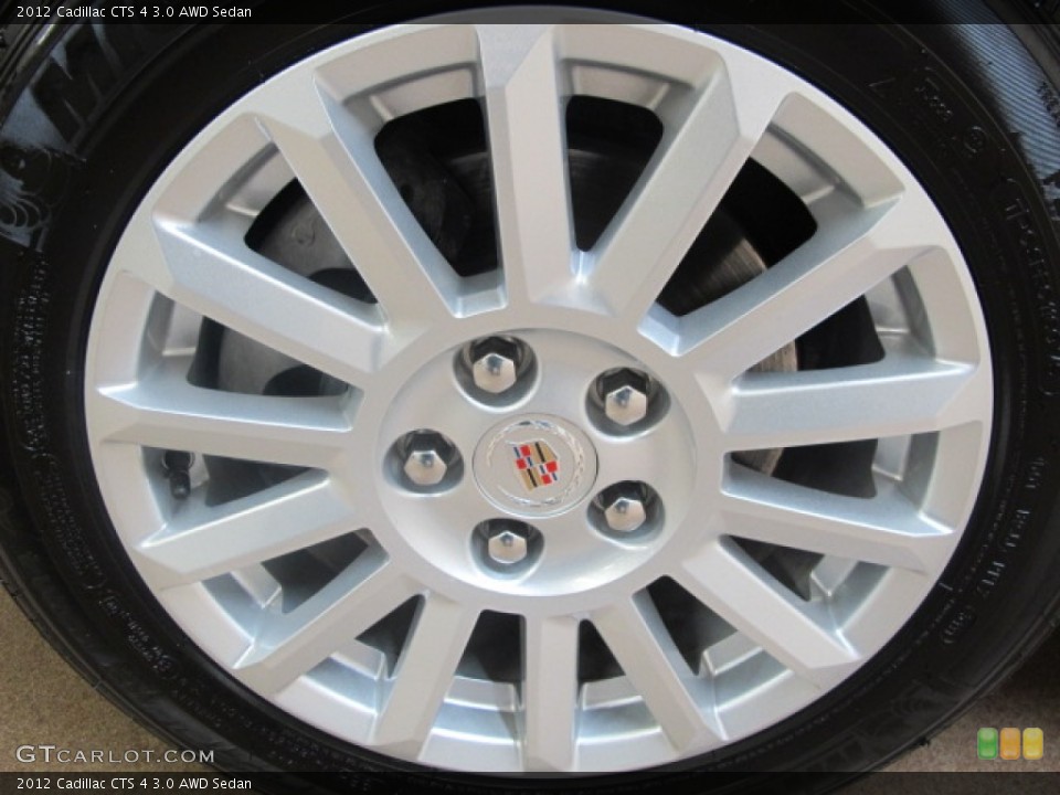 2012 Cadillac CTS 4 3.0 AWD Sedan Wheel and Tire Photo #61405468