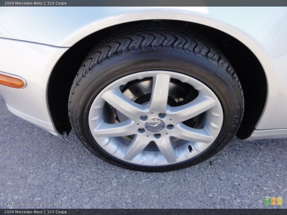 2004 Mercedes-Benz C 320 Coupe Wheel and Tire Photo #61411135