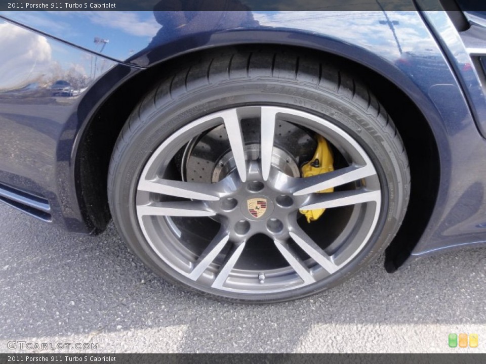 2011 Porsche 911 Turbo S Cabriolet Wheel and Tire Photo #61411960