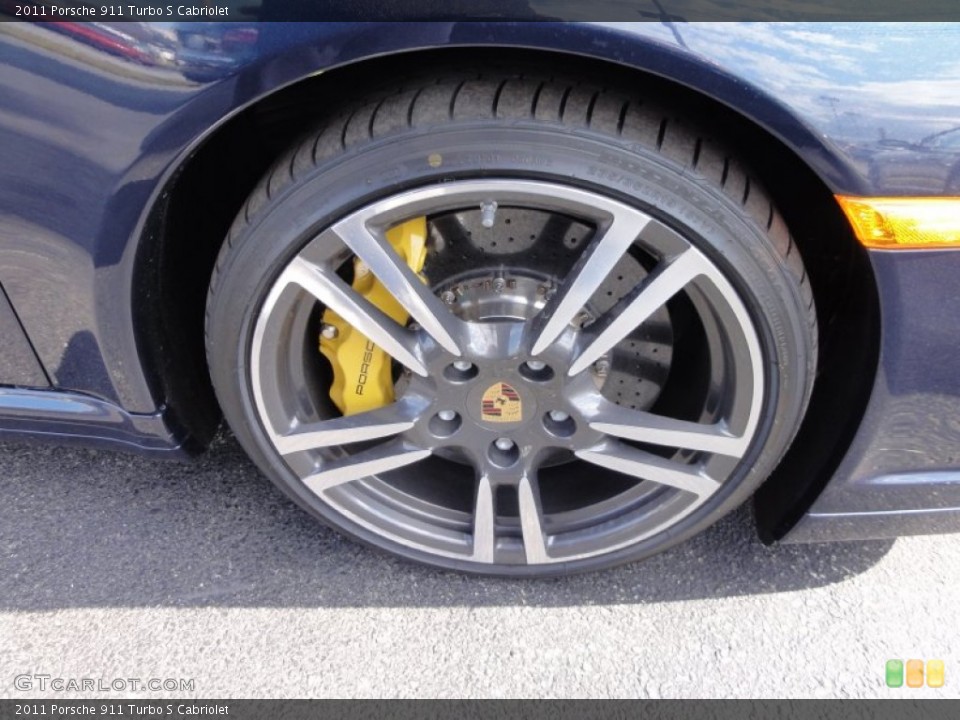 2011 Porsche 911 Turbo S Cabriolet Wheel and Tire Photo #61411969