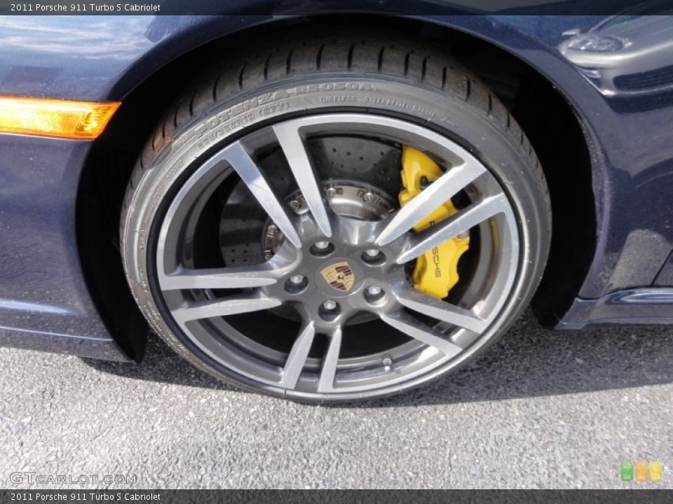 2011 Porsche 911 Turbo S Cabriolet Wheel and Tire Photo #61411987