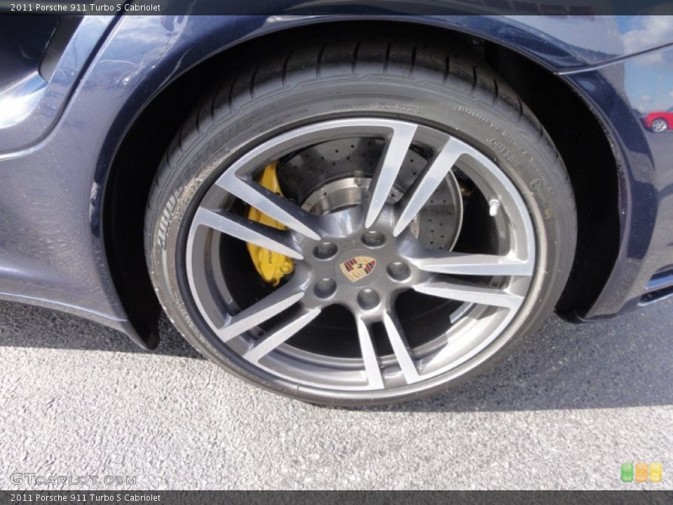 2011 Porsche 911 Turbo S Cabriolet Wheel and Tire Photo #61411999