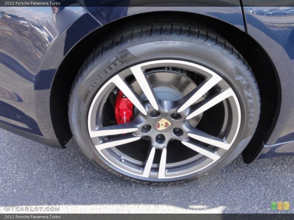 2012 Porsche Panamera Turbo Wheel and Tire Photo #61413646