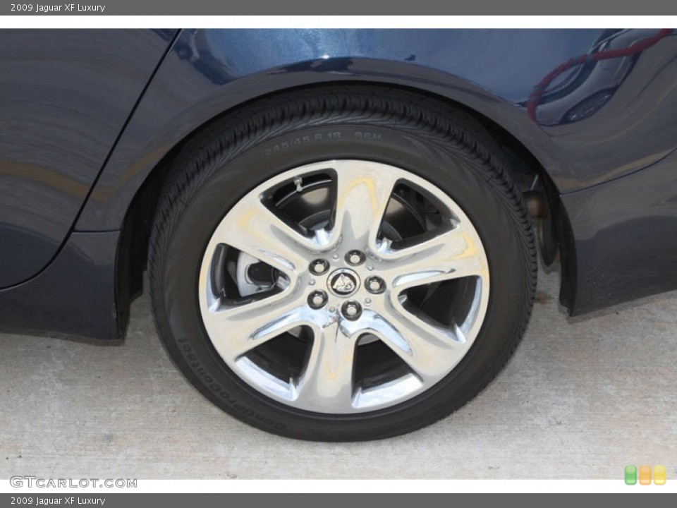 2009 Jaguar XF Luxury Wheel and Tire Photo #61417355