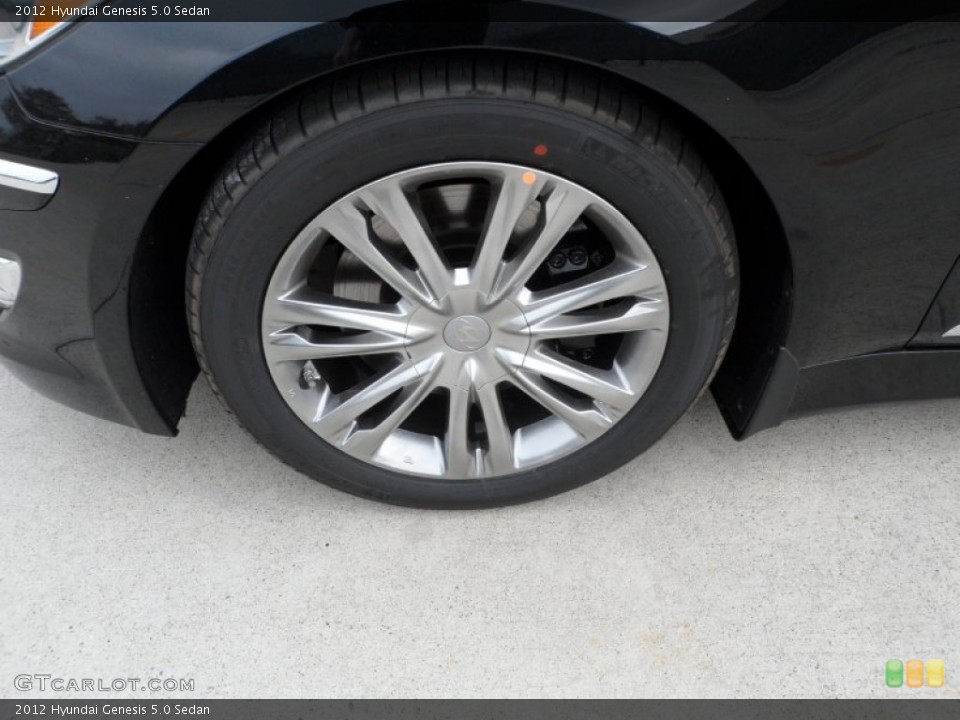 2012 Hyundai Genesis 5.0 Sedan Wheel and Tire Photo #61425580