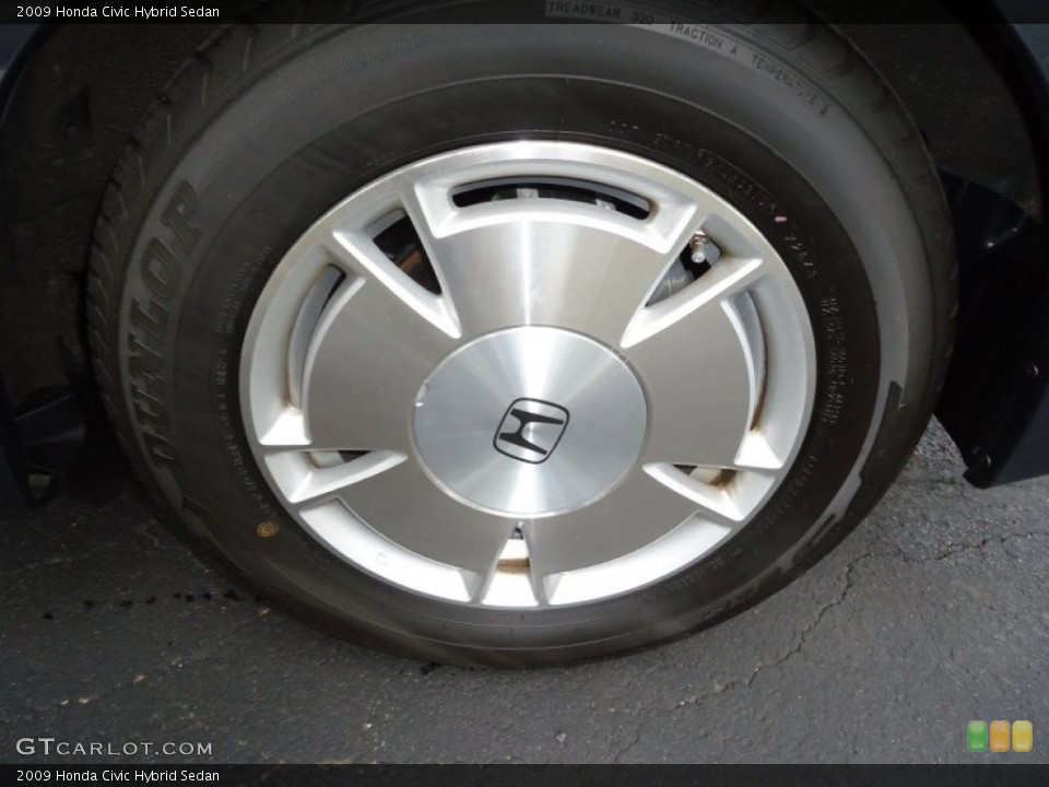 2009 Honda Civic Hybrid Sedan Wheel and Tire Photo #61432435