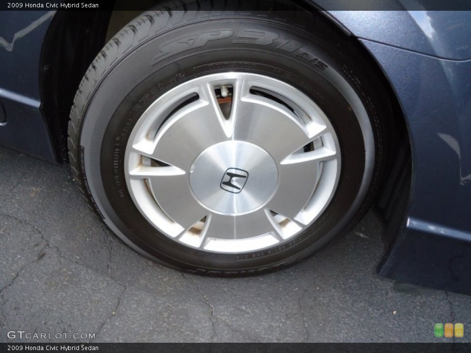 2009 Honda Civic Hybrid Sedan Wheel and Tire Photo #61432448