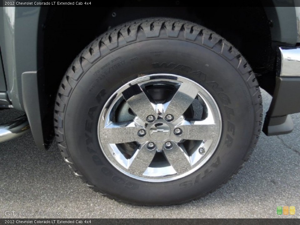 2012 Chevrolet Colorado LT Extended Cab 4x4 Wheel and Tire Photo #61439635