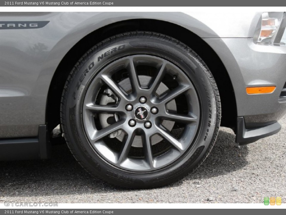 2011 Ford Mustang V6 Mustang Club of America Edition Coupe Wheel and Tire Photo #61441629