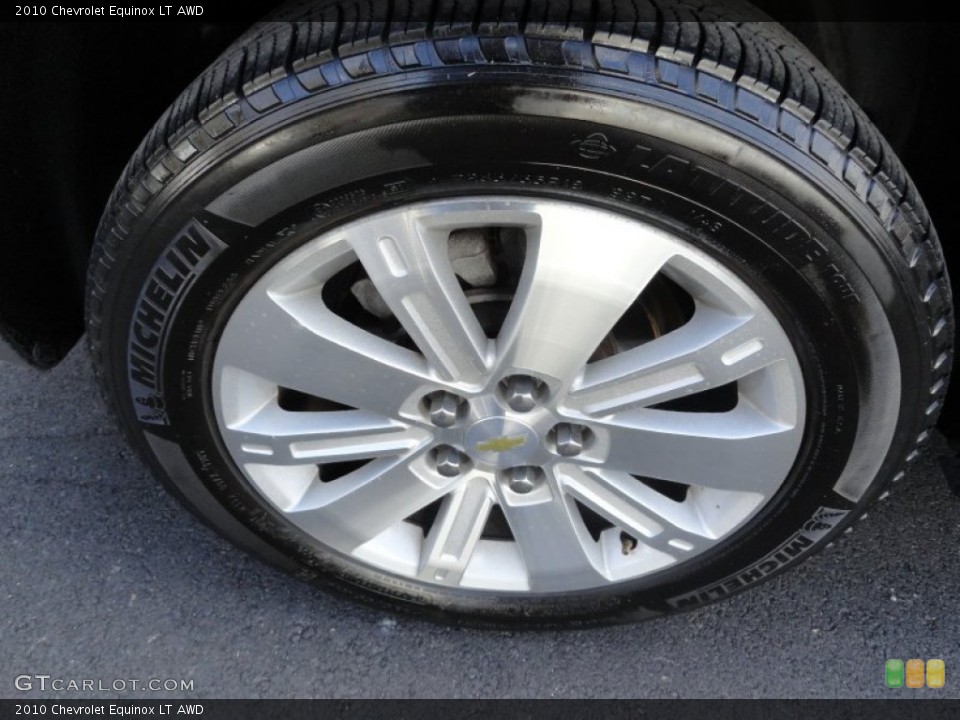 2010 Chevrolet Equinox LT AWD Wheel and Tire Photo #61444385