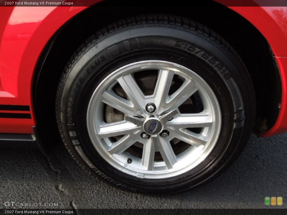 2007 Ford Mustang V6 Premium Coupe Wheel and Tire Photo #61447827