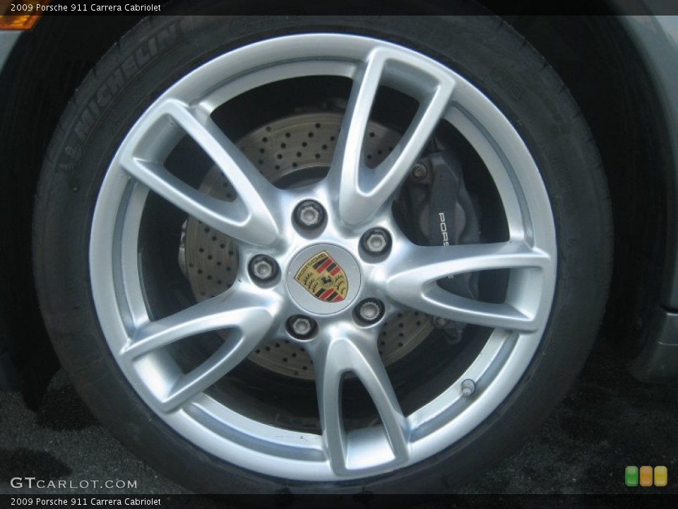 2009 Porsche 911 Carrera Cabriolet Wheel and Tire Photo #61451363