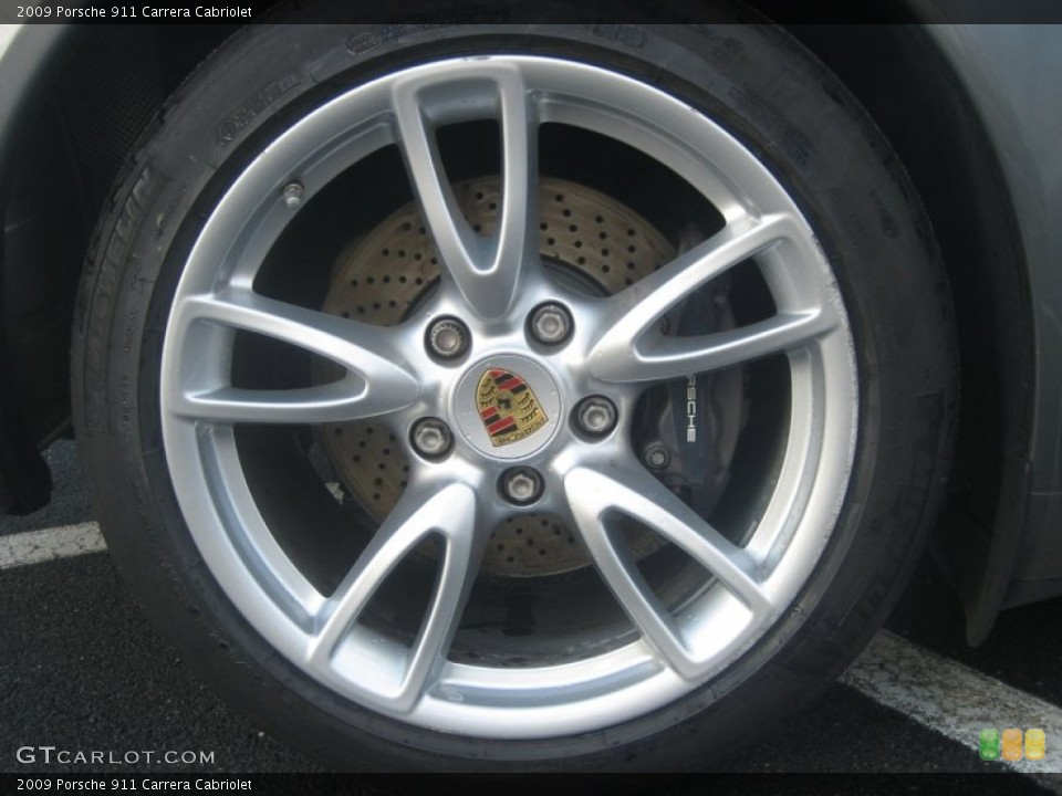 2009 Porsche 911 Carrera Cabriolet Wheel and Tire Photo #61451372