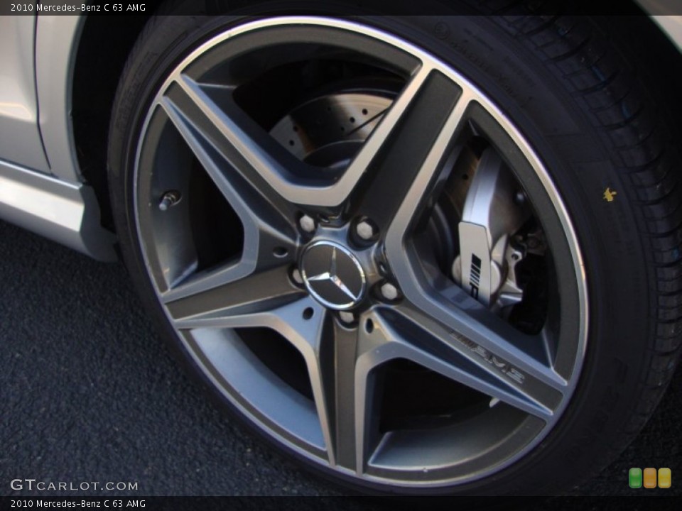 2010 Mercedes-Benz C 63 AMG Wheel and Tire Photo #61454994
