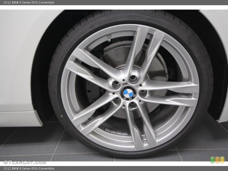 2012 BMW 6 Series 650i Convertible Wheel and Tire Photo #61464368