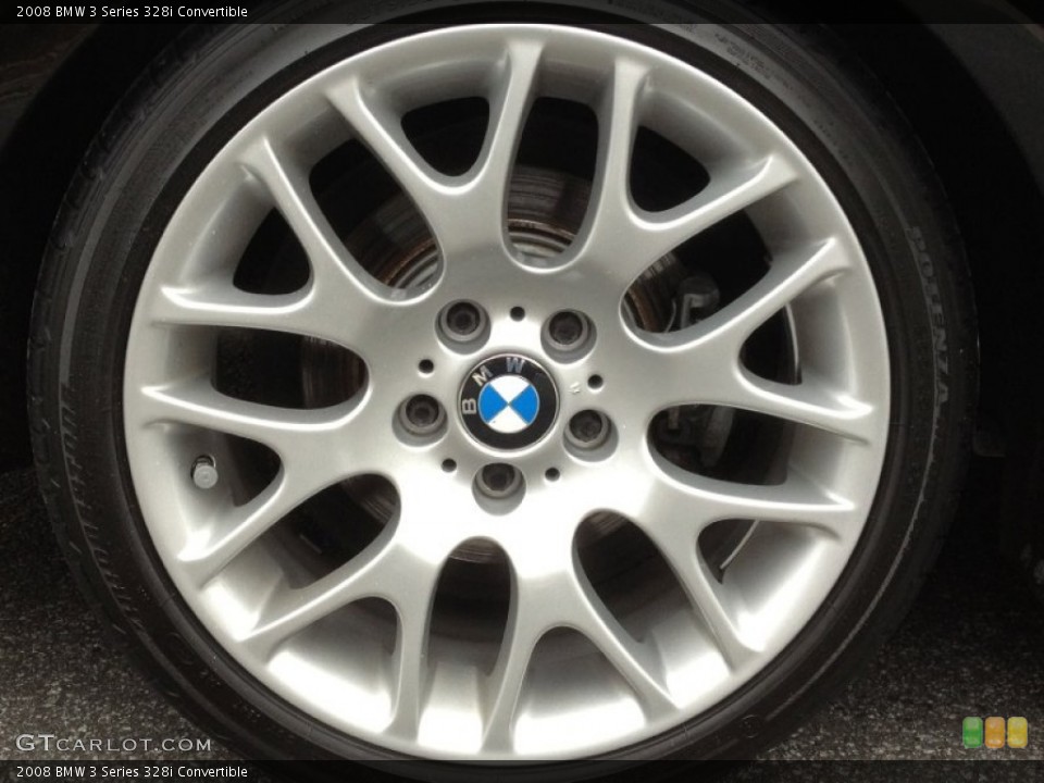 2008 BMW 3 Series 328i Convertible Wheel and Tire Photo #61465374