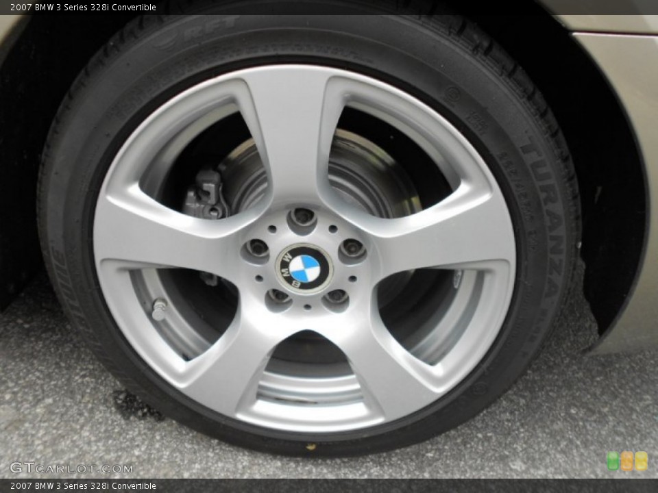 2007 BMW 3 Series 328i Convertible Wheel and Tire Photo #61466348