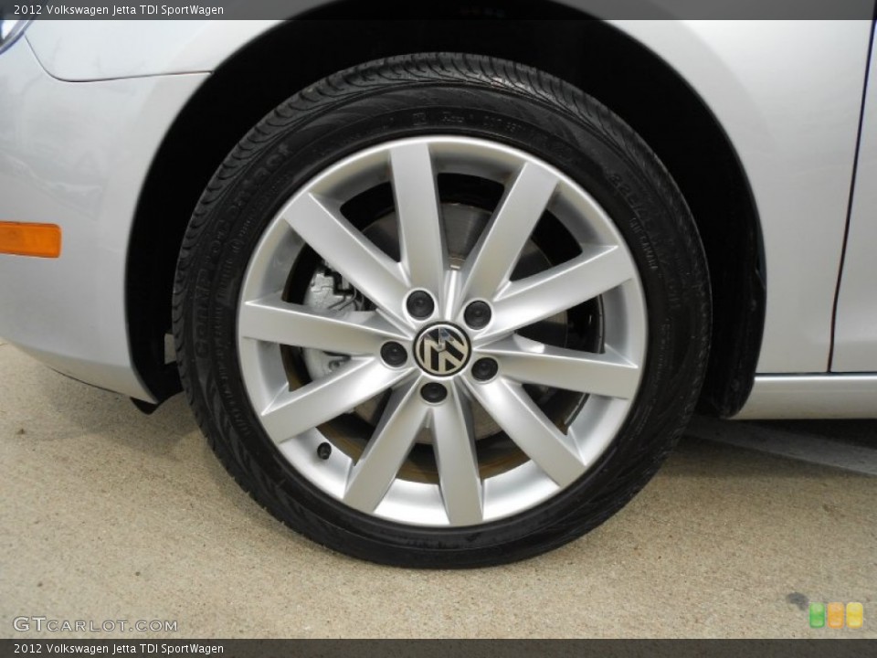 2012 Volkswagen Jetta TDI SportWagen Wheel and Tire Photo #61474764