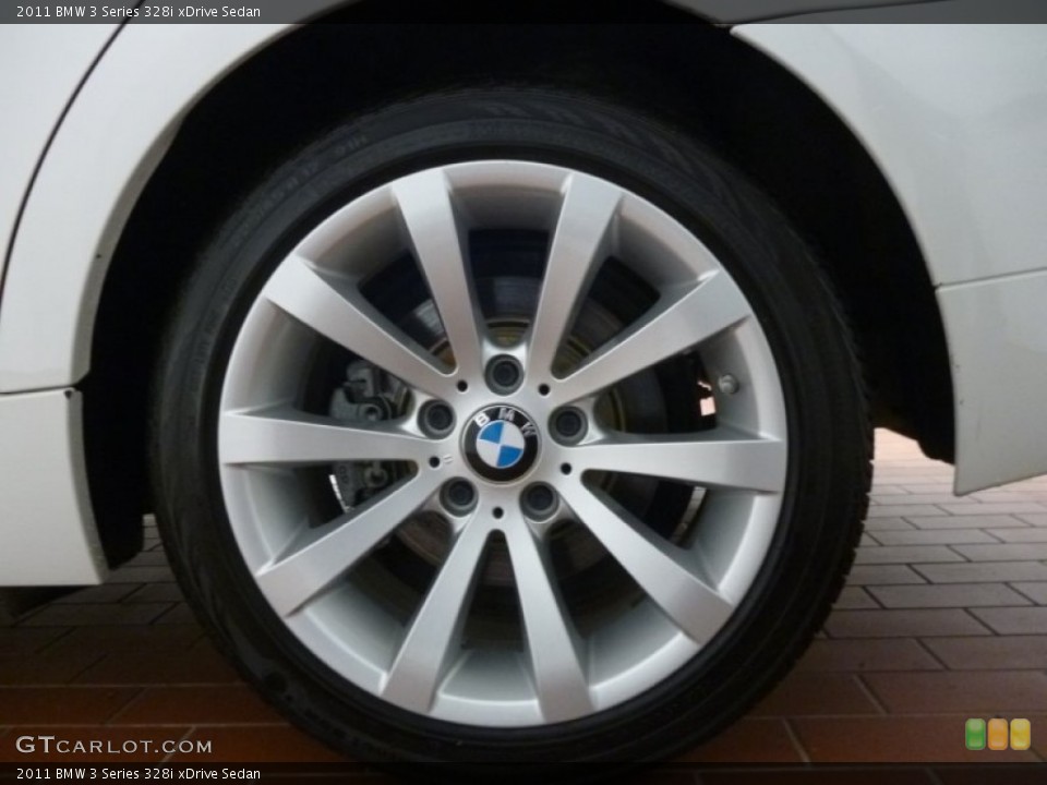 2011 BMW 3 Series 328i xDrive Sedan Wheel and Tire Photo #61478491