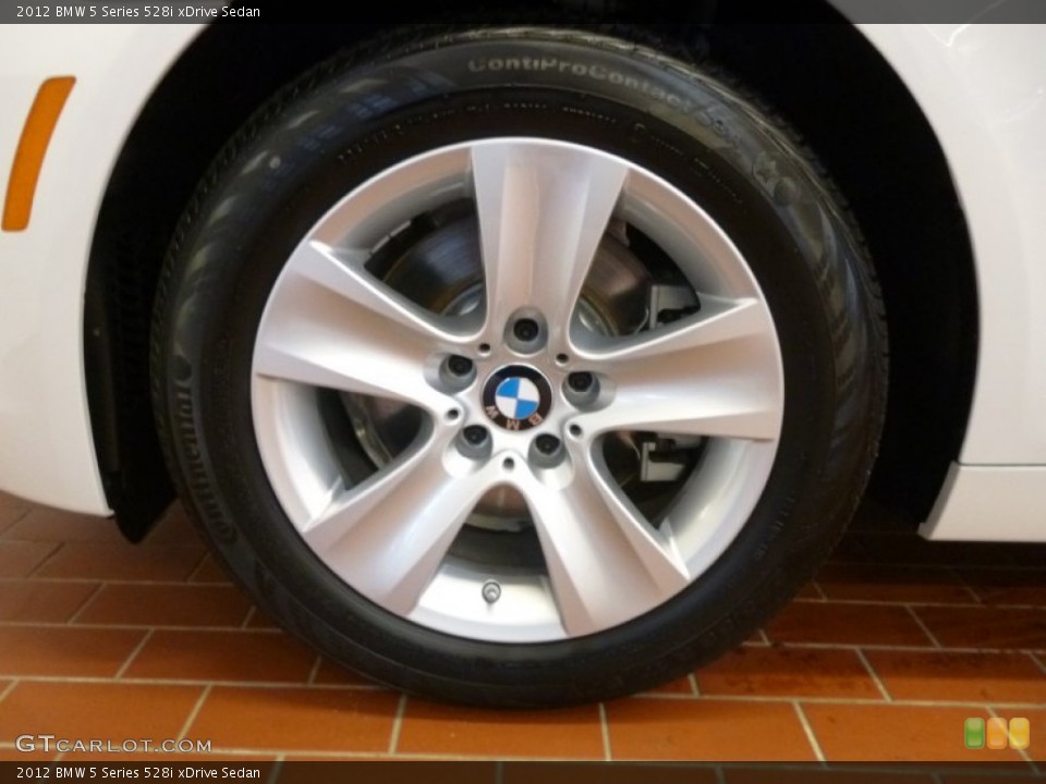 2012 BMW 5 Series 528i xDrive Sedan Wheel and Tire Photo #61479016