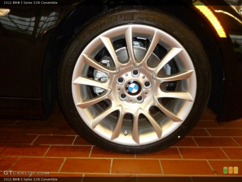 2012 BMW 3 Series 328i Convertible Wheel and Tire Photo #61479285