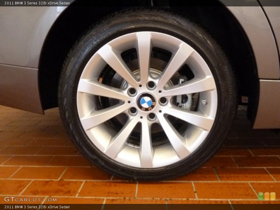 2011 BMW 3 Series 328i xDrive Sedan Wheel and Tire Photo #61479408