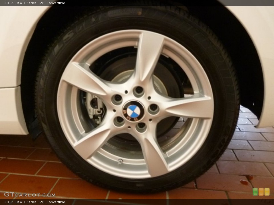 2012 BMW 1 Series 128i Convertible Wheel and Tire Photo #61479813