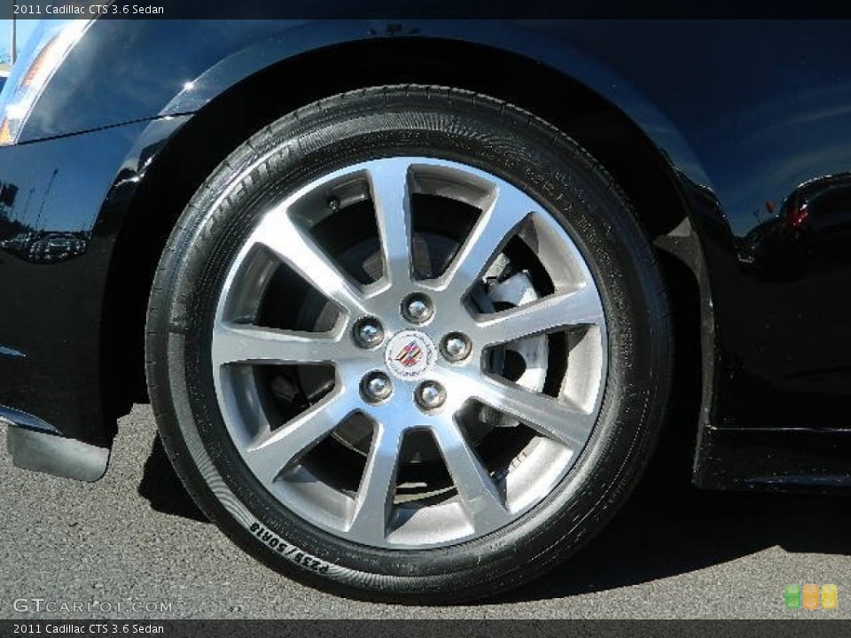 2011 Cadillac CTS 3.6 Sedan Wheel and Tire Photo #61480253