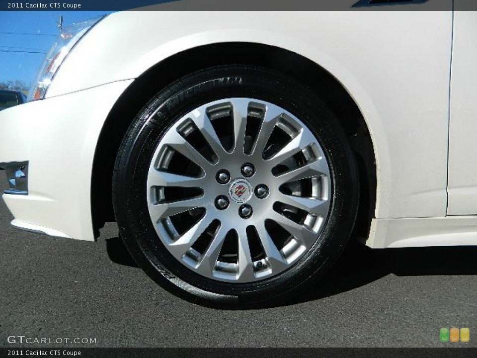 2011 Cadillac CTS Coupe Wheel and Tire Photo #61480719