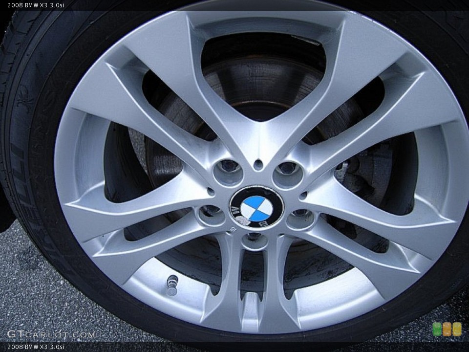 2008 BMW X3 3.0si Wheel and Tire Photo #61482630